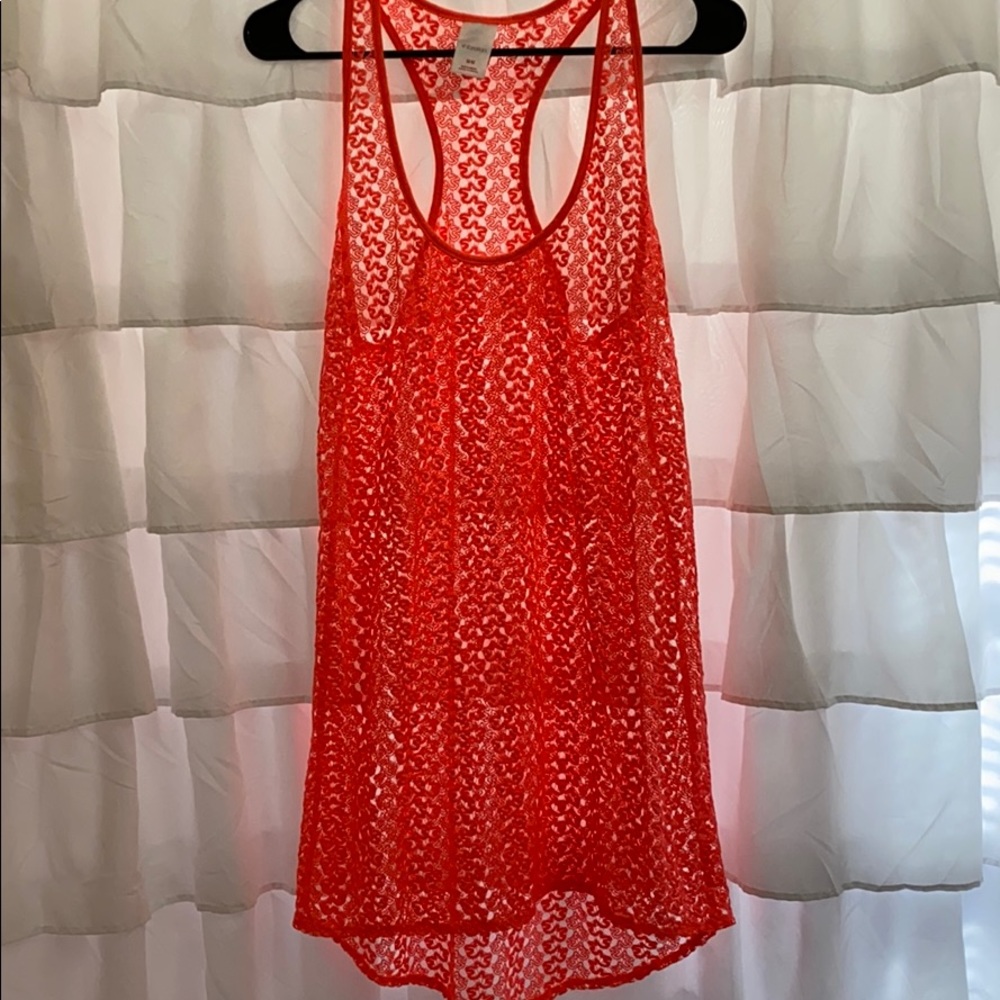 Neon Swim Coverup Size M